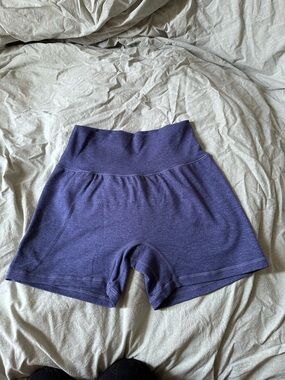 High-Rise Women's blue Shorts